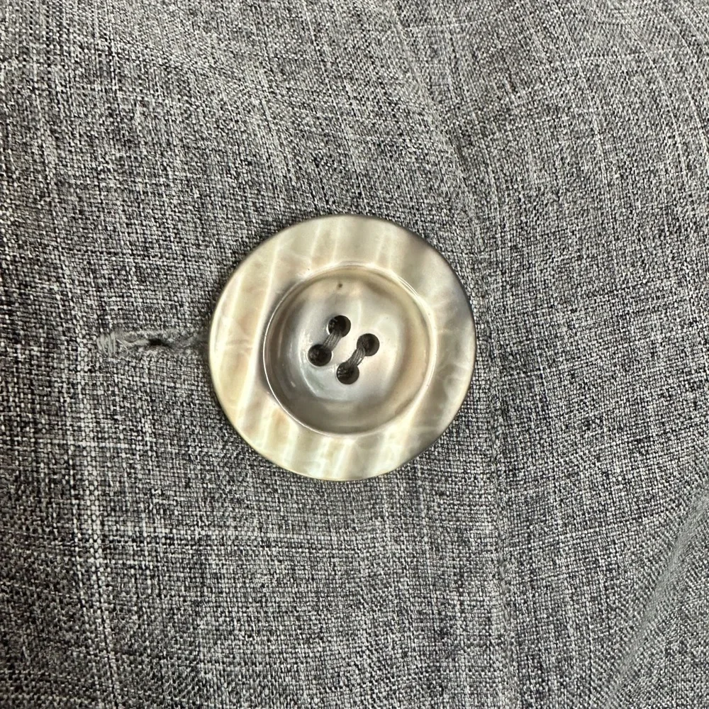 Allison Woods Gray Textured Jacket Size 14W Classic Chic (1249)